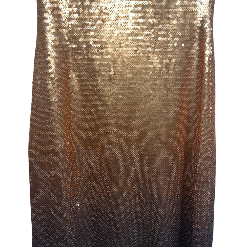 NEW NWT Show Me Your Mumu Taylor Strapless Tube Maxi Dress In Gold Ombre Sequins - Picture 9 of 12
